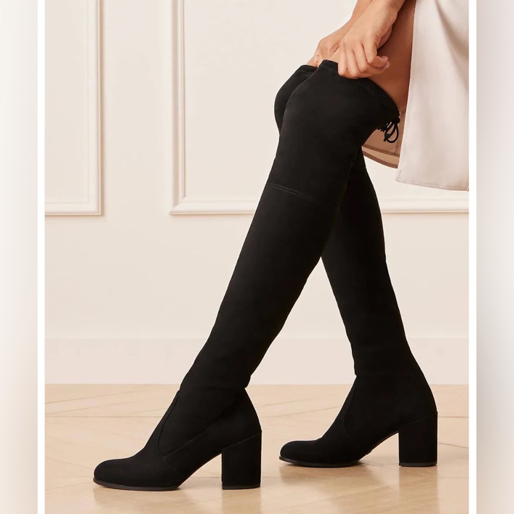 **Worn Once** Stuart Weitzman Tieland OTK Boot SZ 9M 
Retail $950 - Picture 3 of 14